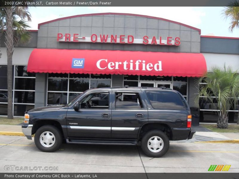 Carbon Metallic / Pewter/Dark Pewter 2003 GMC Yukon SLT