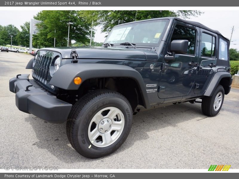 Rhino / Black 2017 Jeep Wrangler Unlimited Sport 4x4