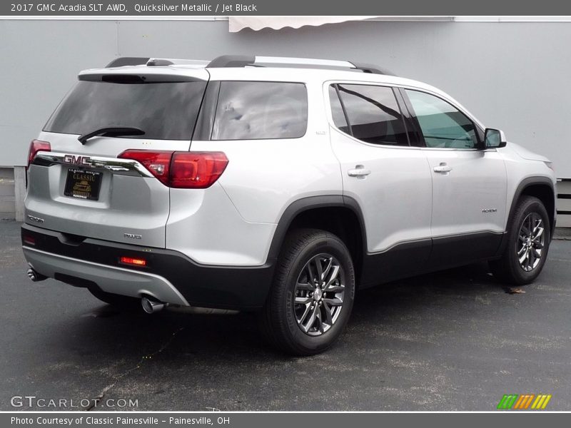 Quicksilver Metallic / Jet Black 2017 GMC Acadia SLT AWD