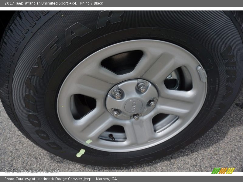 Rhino / Black 2017 Jeep Wrangler Unlimited Sport 4x4