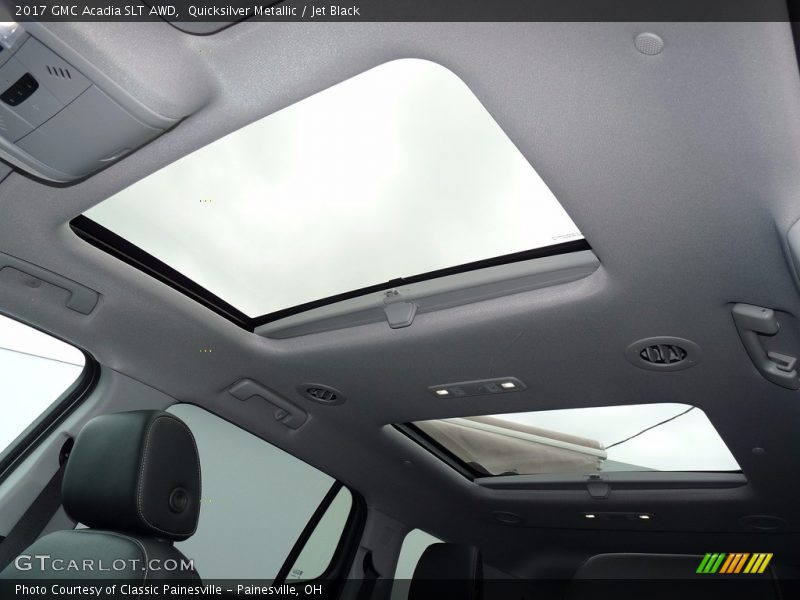 Quicksilver Metallic / Jet Black 2017 GMC Acadia SLT AWD