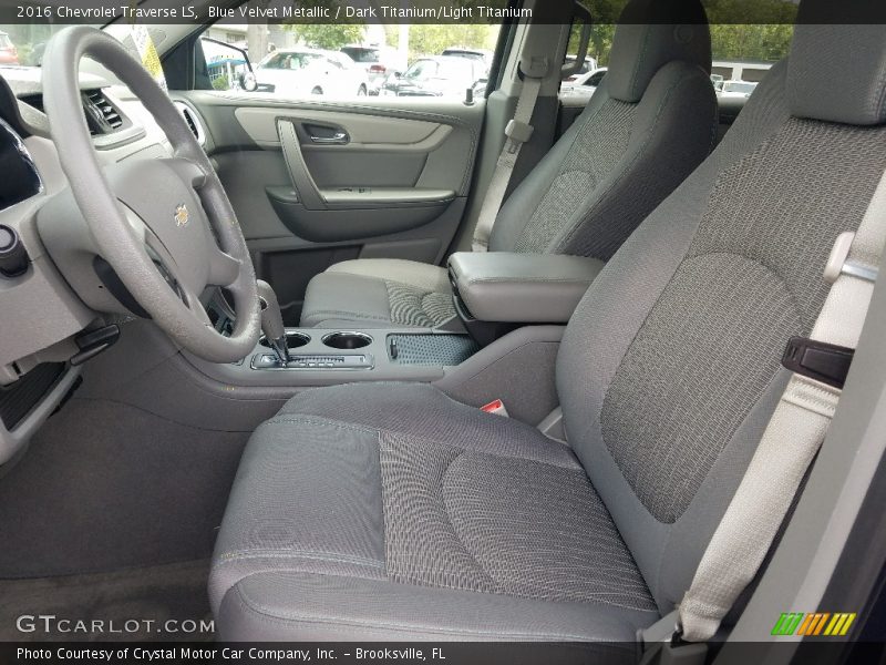 Blue Velvet Metallic / Dark Titanium/Light Titanium 2016 Chevrolet Traverse LS