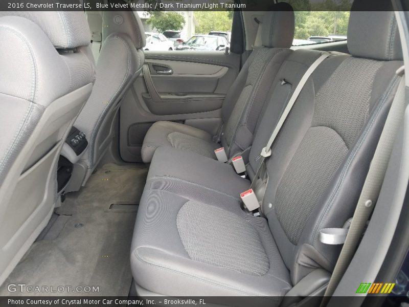 Blue Velvet Metallic / Dark Titanium/Light Titanium 2016 Chevrolet Traverse LS
