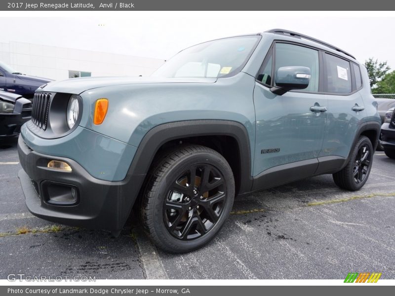 Anvil / Black 2017 Jeep Renegade Latitude