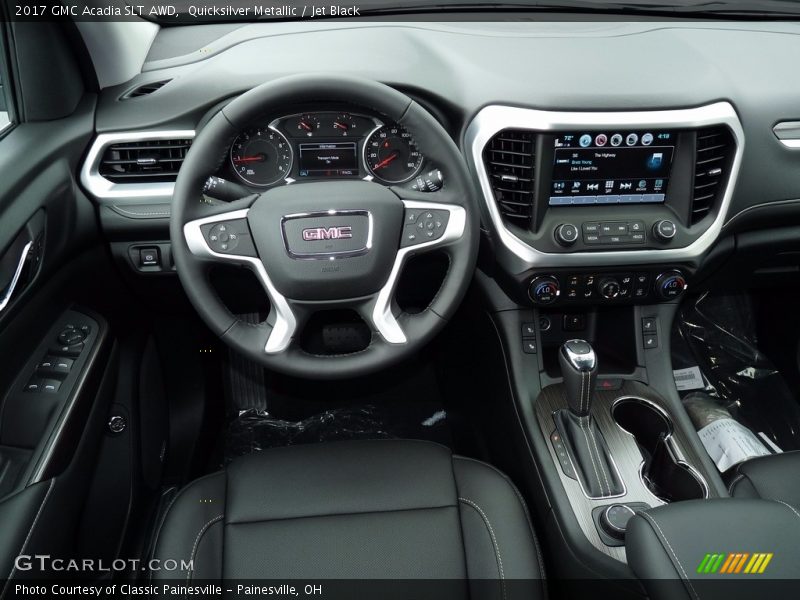 Quicksilver Metallic / Jet Black 2017 GMC Acadia SLT AWD
