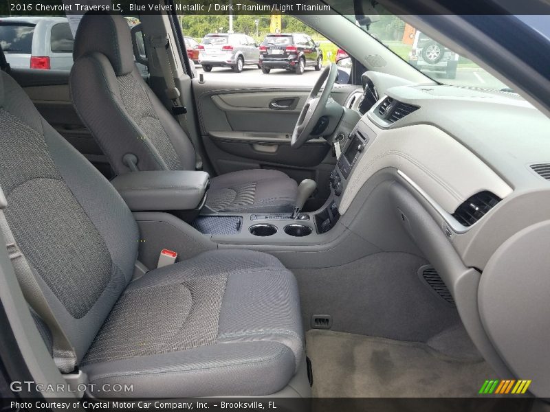 Blue Velvet Metallic / Dark Titanium/Light Titanium 2016 Chevrolet Traverse LS