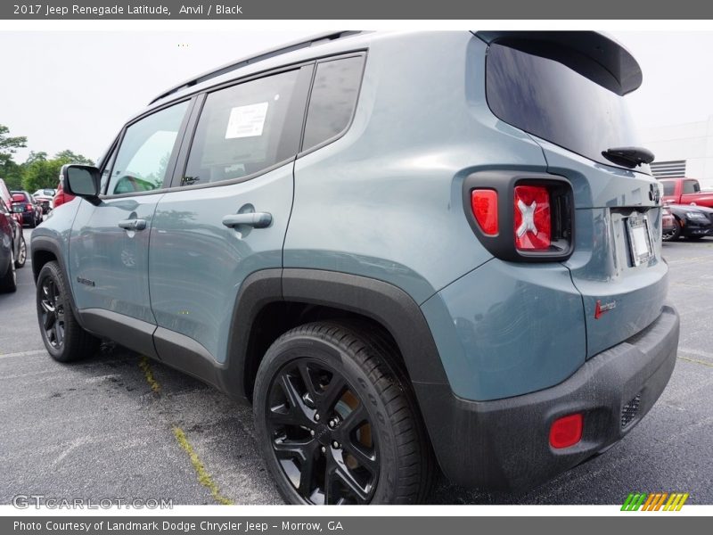 Anvil / Black 2017 Jeep Renegade Latitude