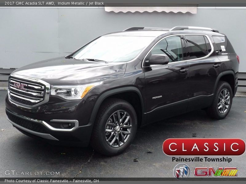 Iridium Metallic / Jet Black 2017 GMC Acadia SLT AWD
