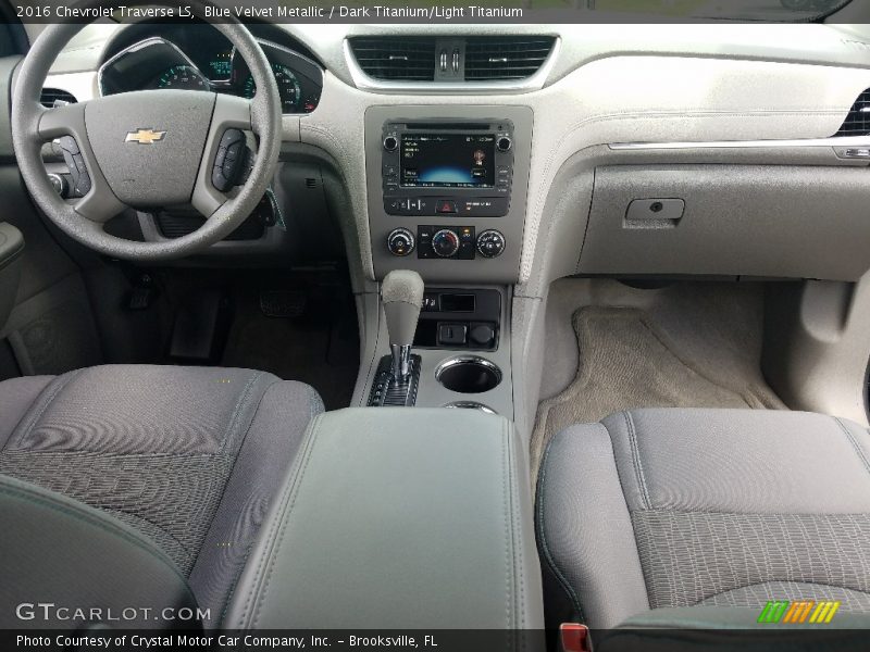 Blue Velvet Metallic / Dark Titanium/Light Titanium 2016 Chevrolet Traverse LS