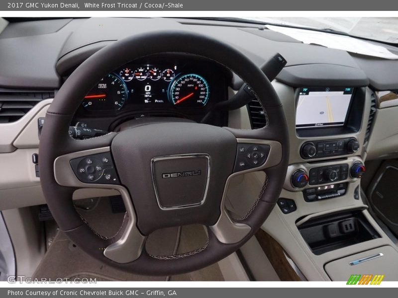 Dashboard of 2017 Yukon Denali