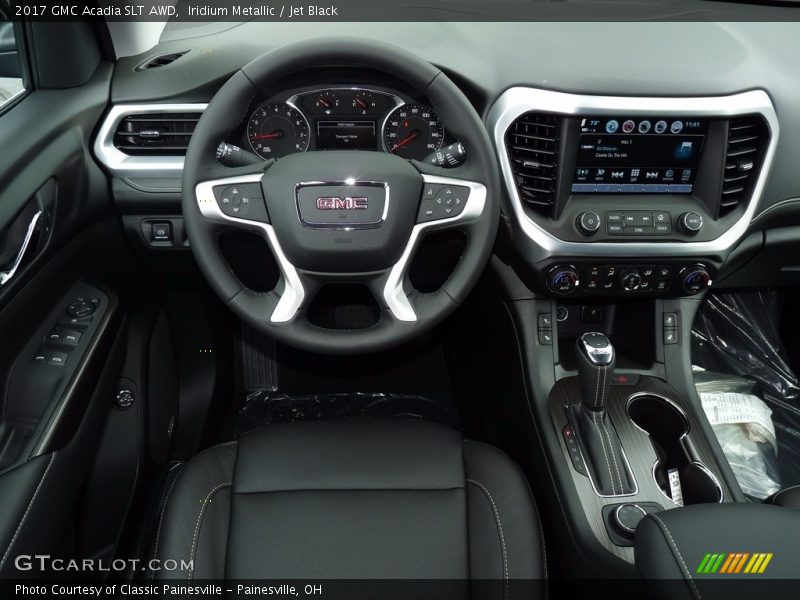 Iridium Metallic / Jet Black 2017 GMC Acadia SLT AWD