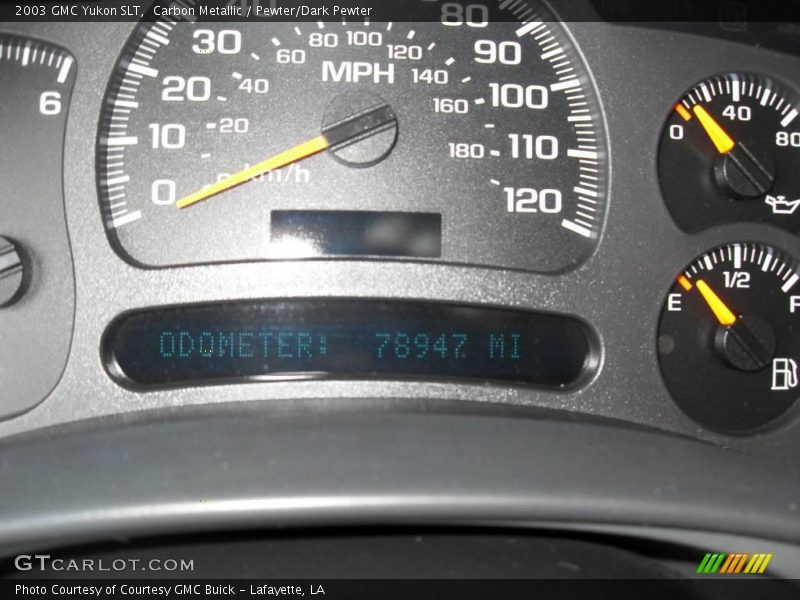 Carbon Metallic / Pewter/Dark Pewter 2003 GMC Yukon SLT
