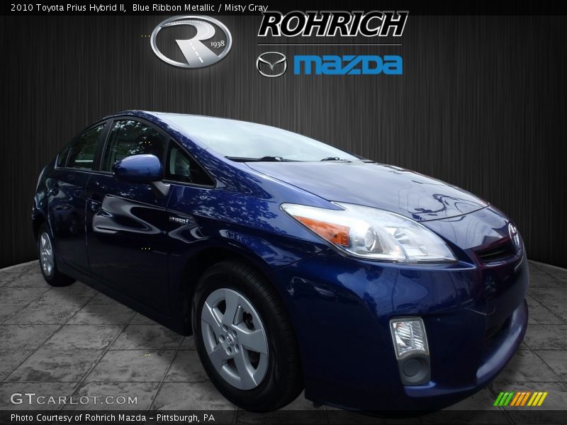 Blue Ribbon Metallic / Misty Gray 2010 Toyota Prius Hybrid II