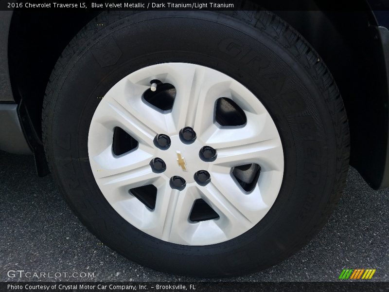 Blue Velvet Metallic / Dark Titanium/Light Titanium 2016 Chevrolet Traverse LS