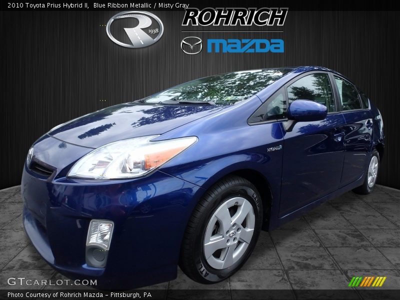 Blue Ribbon Metallic / Misty Gray 2010 Toyota Prius Hybrid II