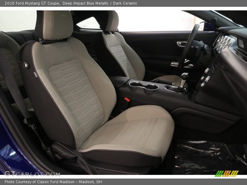 Deep Impact Blue Metallic / Dark Ceramic 2016 Ford Mustang GT Coupe