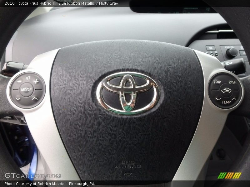 Blue Ribbon Metallic / Misty Gray 2010 Toyota Prius Hybrid II