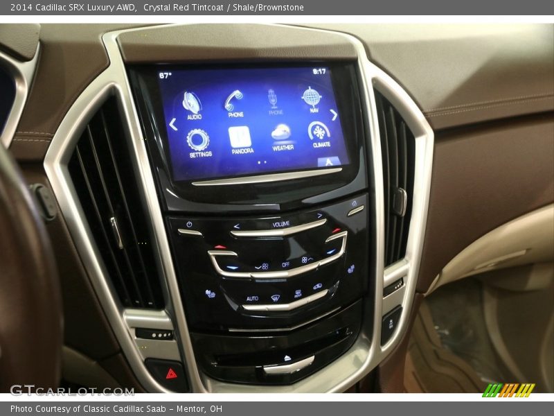 Crystal Red Tintcoat / Shale/Brownstone 2014 Cadillac SRX Luxury AWD
