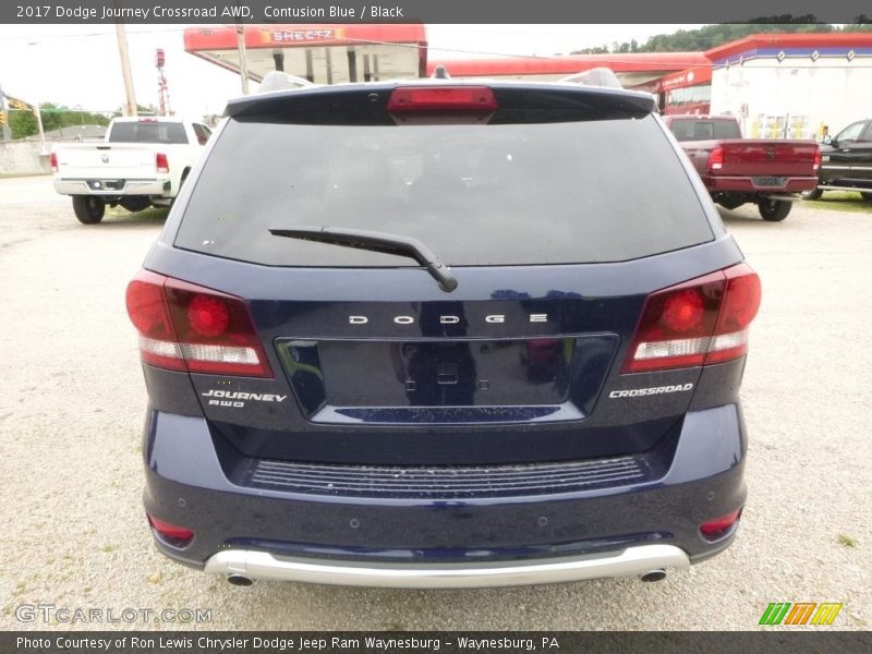 Contusion Blue / Black 2017 Dodge Journey Crossroad AWD