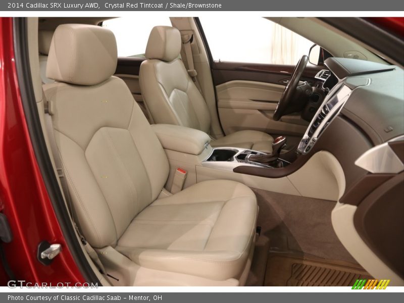 Crystal Red Tintcoat / Shale/Brownstone 2014 Cadillac SRX Luxury AWD