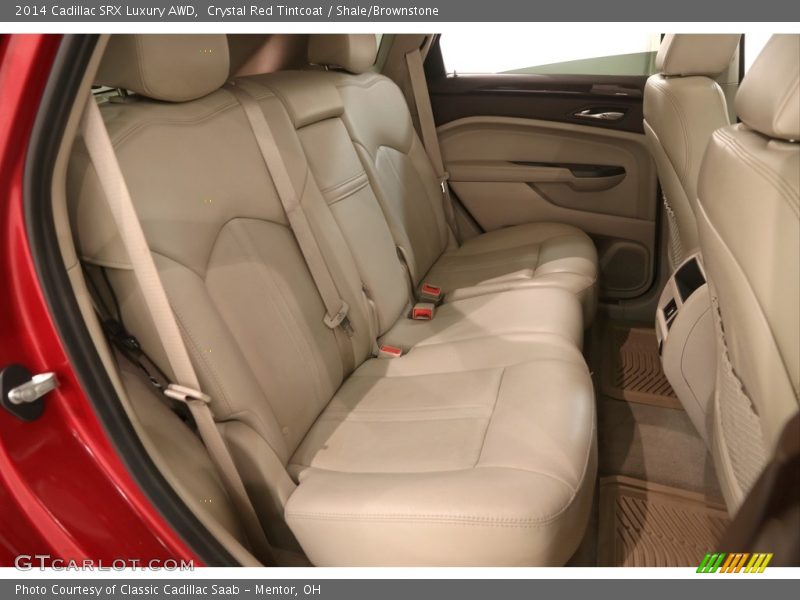 Crystal Red Tintcoat / Shale/Brownstone 2014 Cadillac SRX Luxury AWD