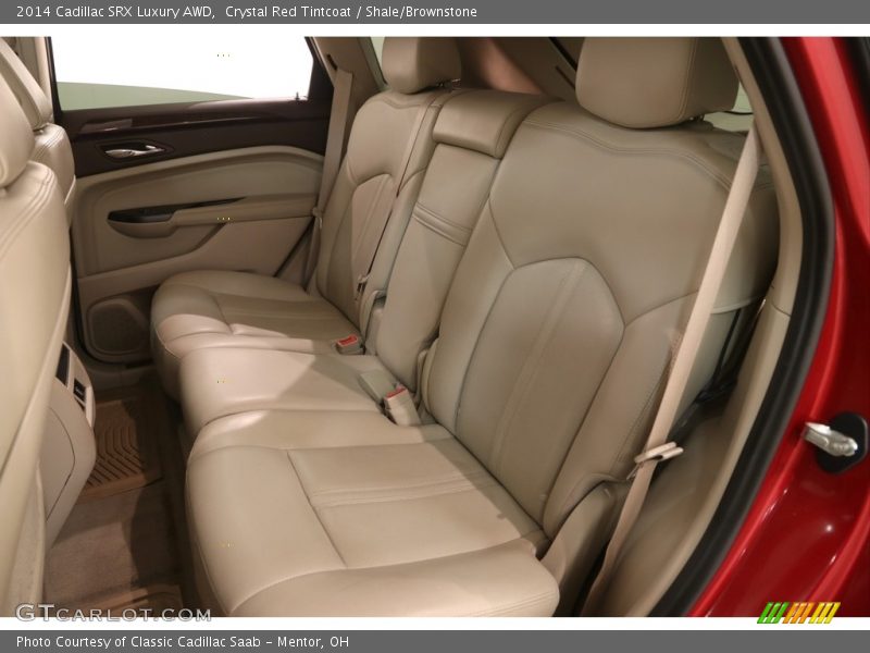 Crystal Red Tintcoat / Shale/Brownstone 2014 Cadillac SRX Luxury AWD