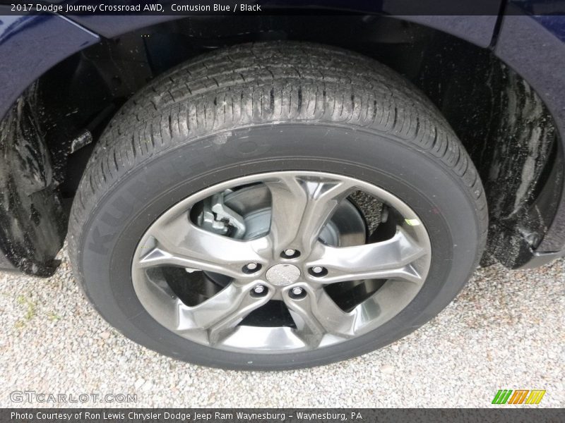 Contusion Blue / Black 2017 Dodge Journey Crossroad AWD