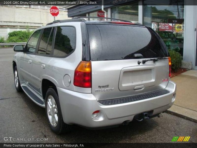 Liquid Silver Metallic / Ebony Black 2006 GMC Envoy Denali 4x4