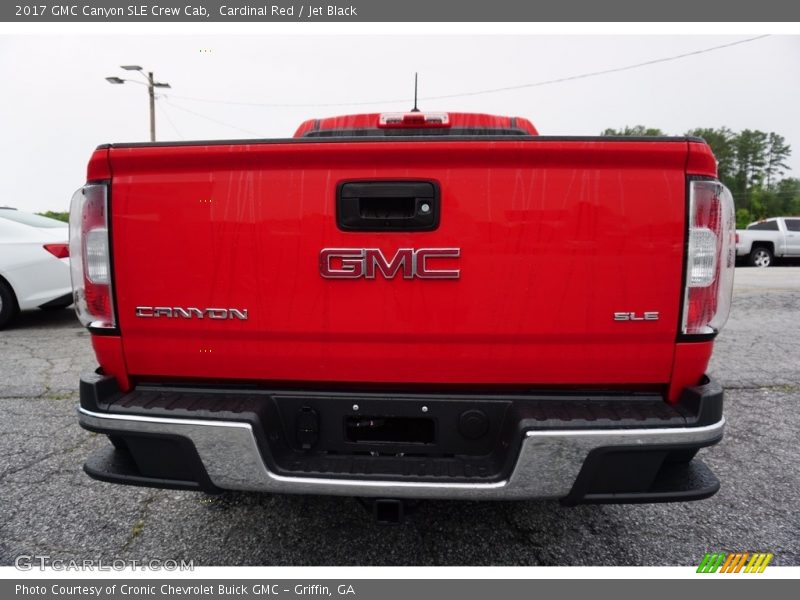 Cardinal Red / Jet Black 2017 GMC Canyon SLE Crew Cab