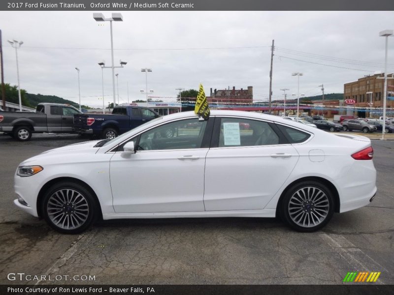  2017 Fusion Titanium Oxford White