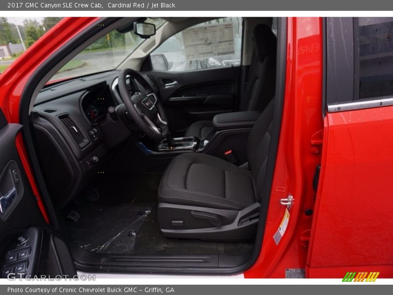 Cardinal Red / Jet Black 2017 GMC Canyon SLE Crew Cab