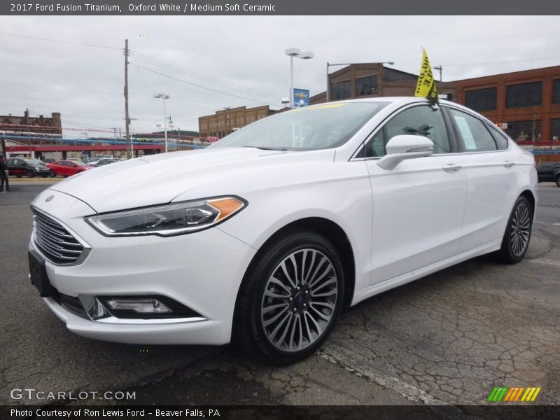 Front 3/4 View of 2017 Fusion Titanium