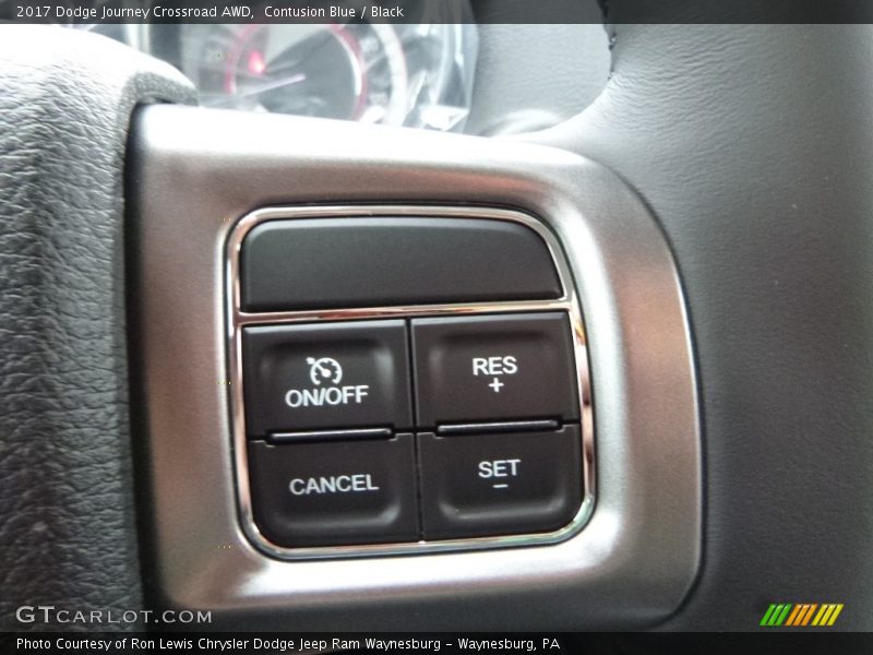 Contusion Blue / Black 2017 Dodge Journey Crossroad AWD