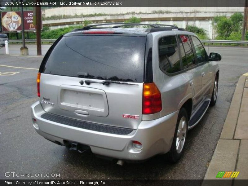 Liquid Silver Metallic / Ebony Black 2006 GMC Envoy Denali 4x4