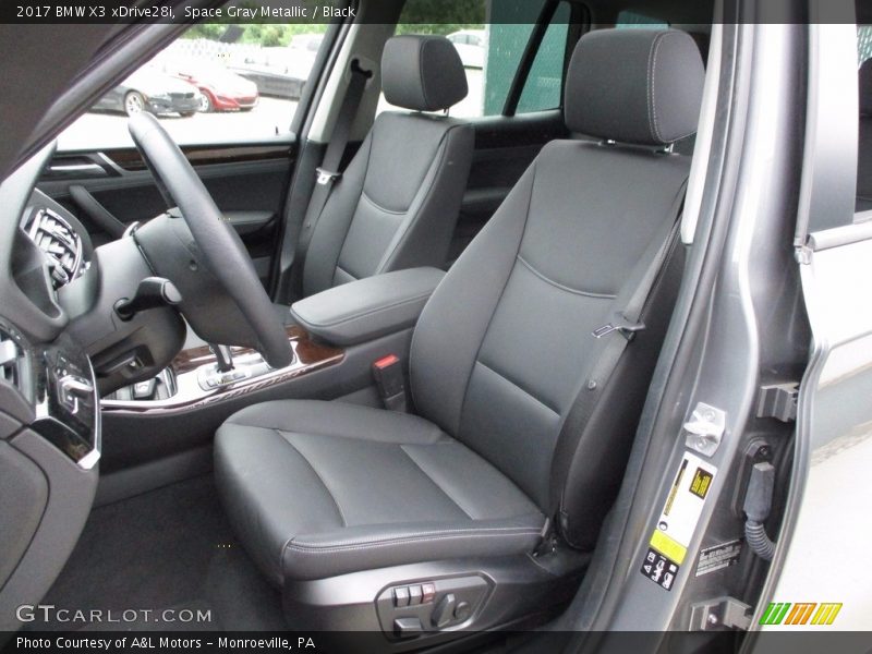 Space Gray Metallic / Black 2017 BMW X3 xDrive28i