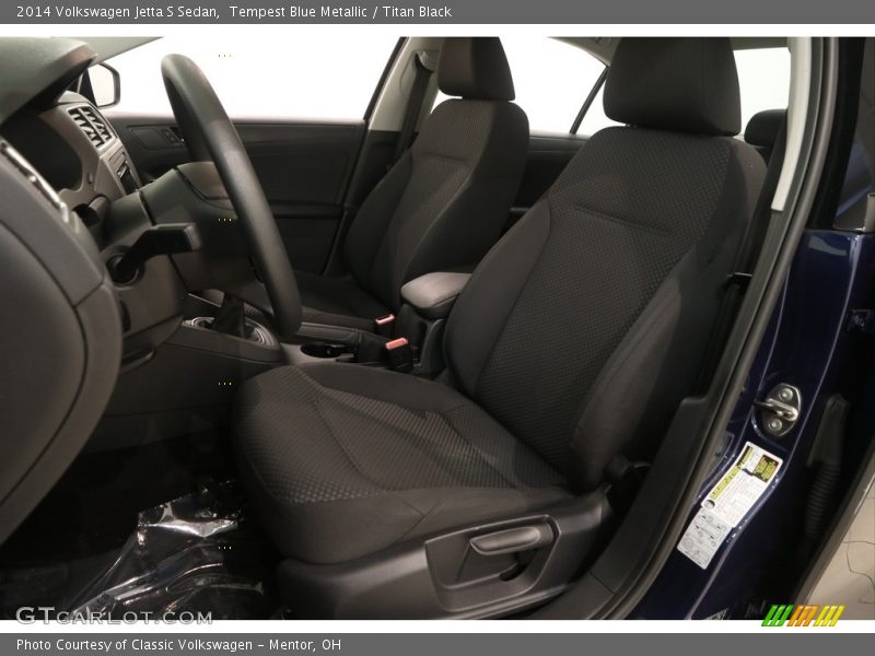 Tempest Blue Metallic / Titan Black 2014 Volkswagen Jetta S Sedan