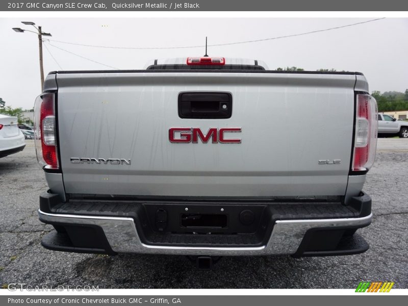 Quicksilver Metallic / Jet Black 2017 GMC Canyon SLE Crew Cab