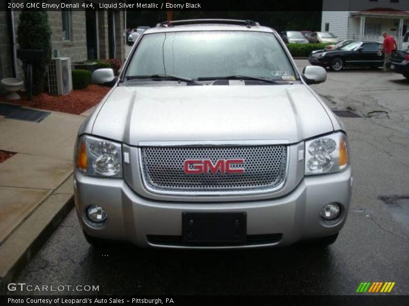 Liquid Silver Metallic / Ebony Black 2006 GMC Envoy Denali 4x4