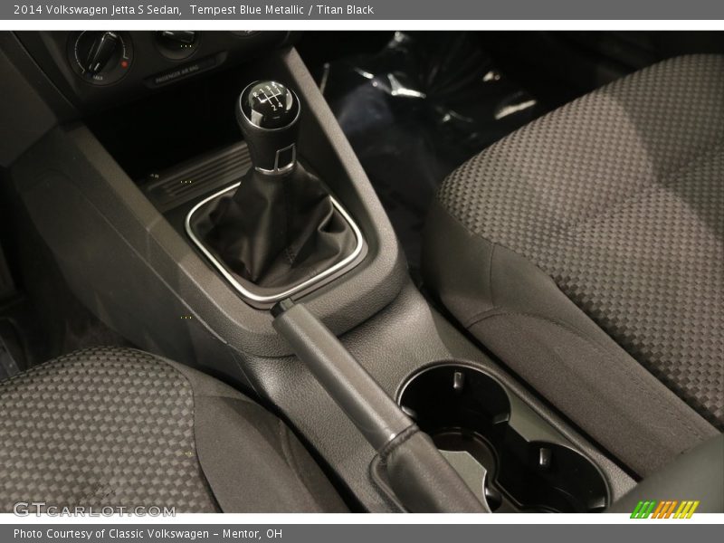 Tempest Blue Metallic / Titan Black 2014 Volkswagen Jetta S Sedan