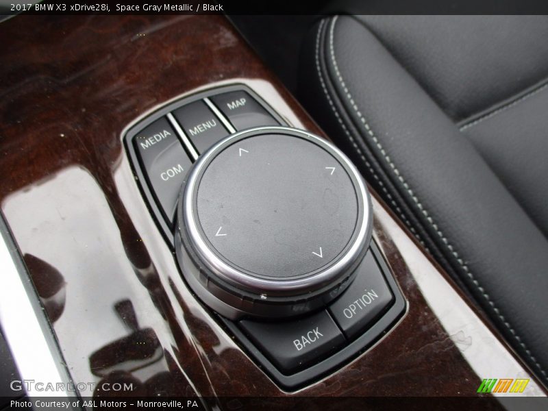 Space Gray Metallic / Black 2017 BMW X3 xDrive28i