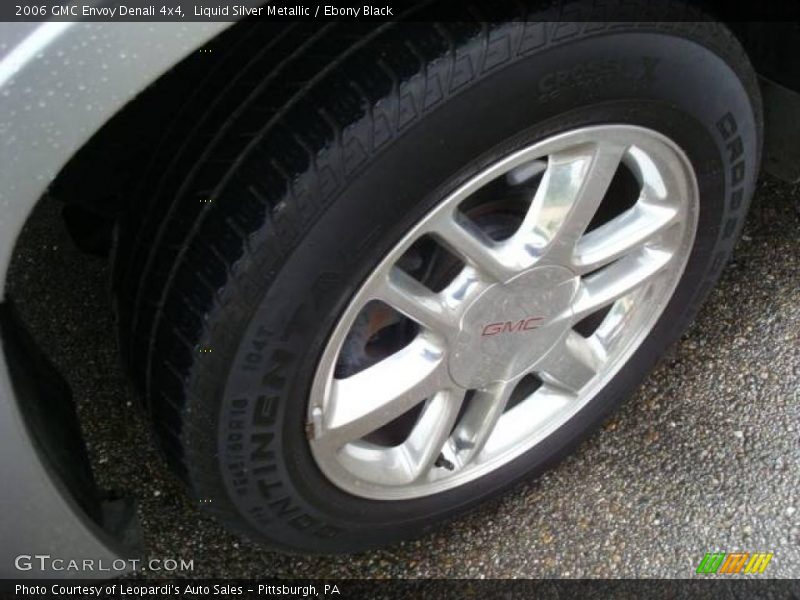 Liquid Silver Metallic / Ebony Black 2006 GMC Envoy Denali 4x4