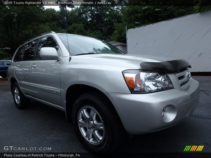 Millenium Silver Metallic / Ash Gray 2006 Toyota Highlander V6 4WD