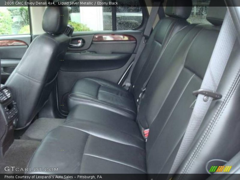 Liquid Silver Metallic / Ebony Black 2006 GMC Envoy Denali 4x4