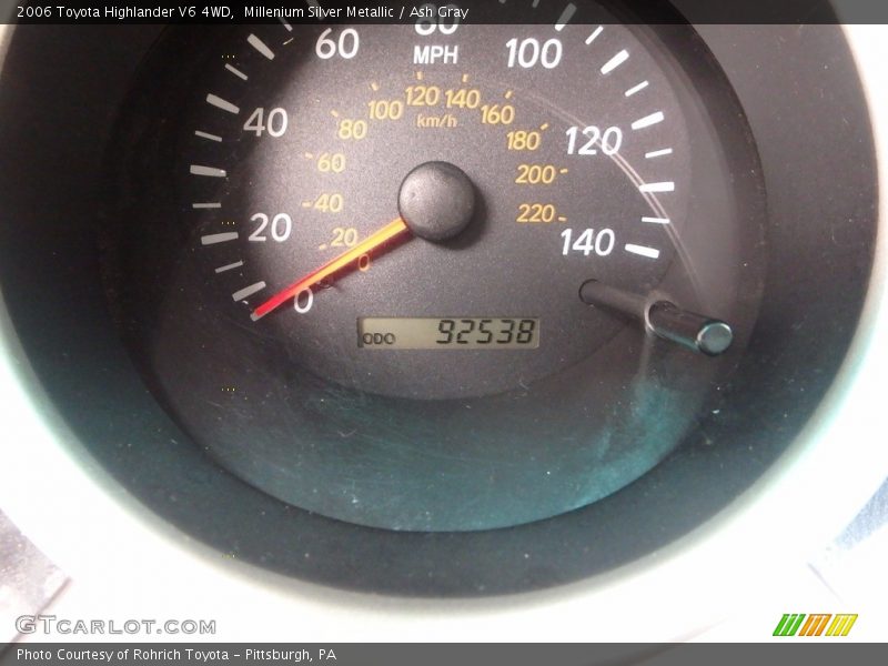 Millenium Silver Metallic / Ash Gray 2006 Toyota Highlander V6 4WD