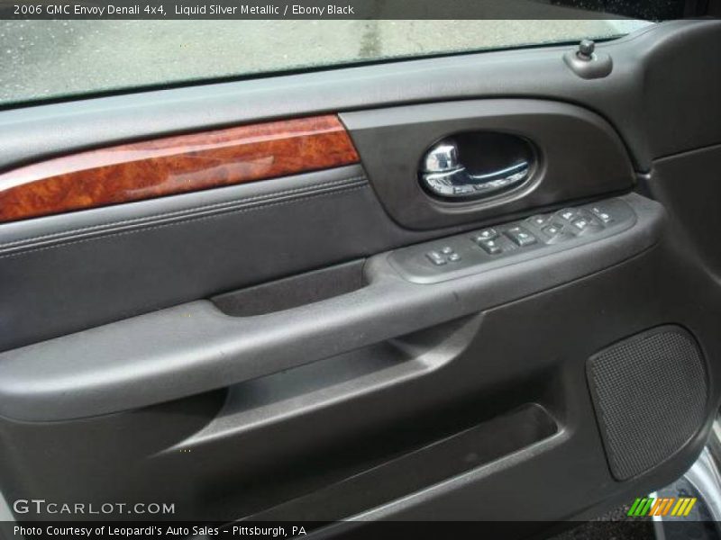 Liquid Silver Metallic / Ebony Black 2006 GMC Envoy Denali 4x4