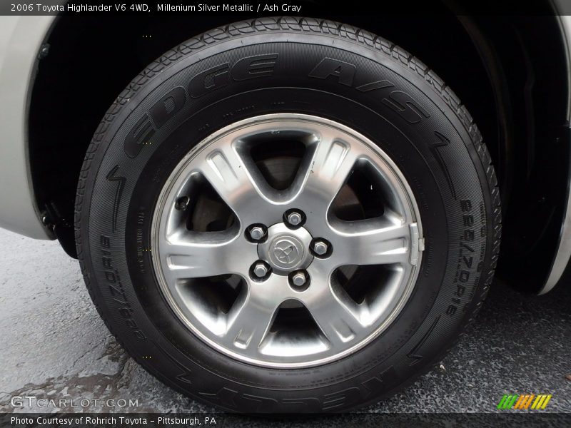 Millenium Silver Metallic / Ash Gray 2006 Toyota Highlander V6 4WD