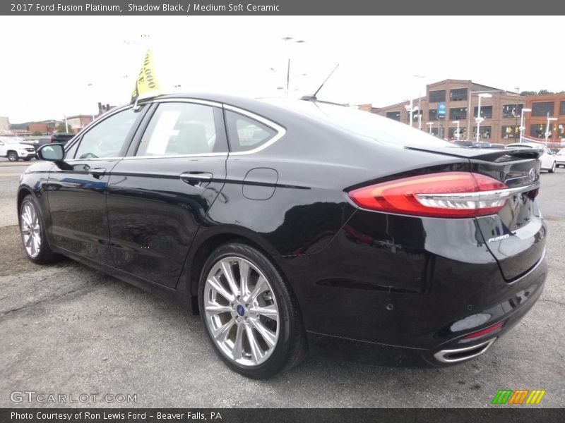 Shadow Black / Medium Soft Ceramic 2017 Ford Fusion Platinum