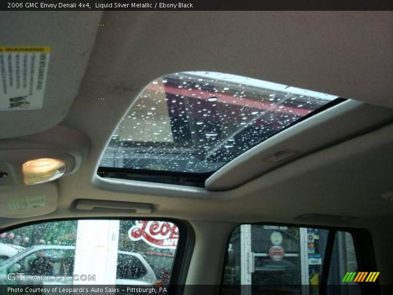Liquid Silver Metallic / Ebony Black 2006 GMC Envoy Denali 4x4