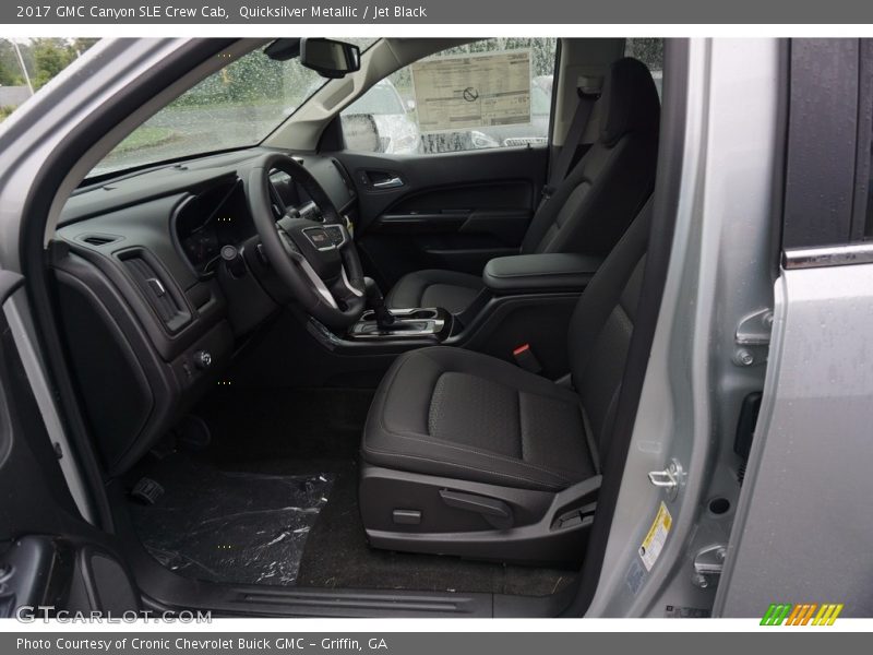 Quicksilver Metallic / Jet Black 2017 GMC Canyon SLE Crew Cab