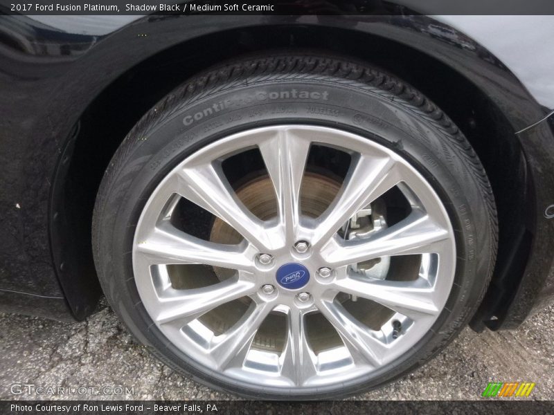 Shadow Black / Medium Soft Ceramic 2017 Ford Fusion Platinum